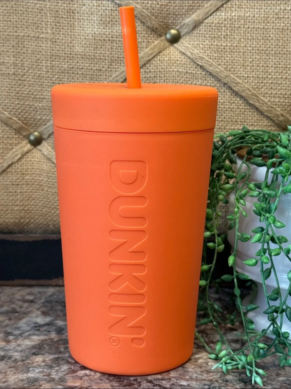 Dunkin Donuts Silicone tumbler